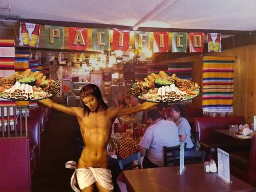 jesus waiting tables at a local mexican joint" | Liz & Beata ...