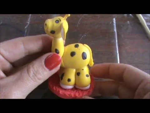 Como Hacer una Jirafa en Porcelana Fria - YouTube