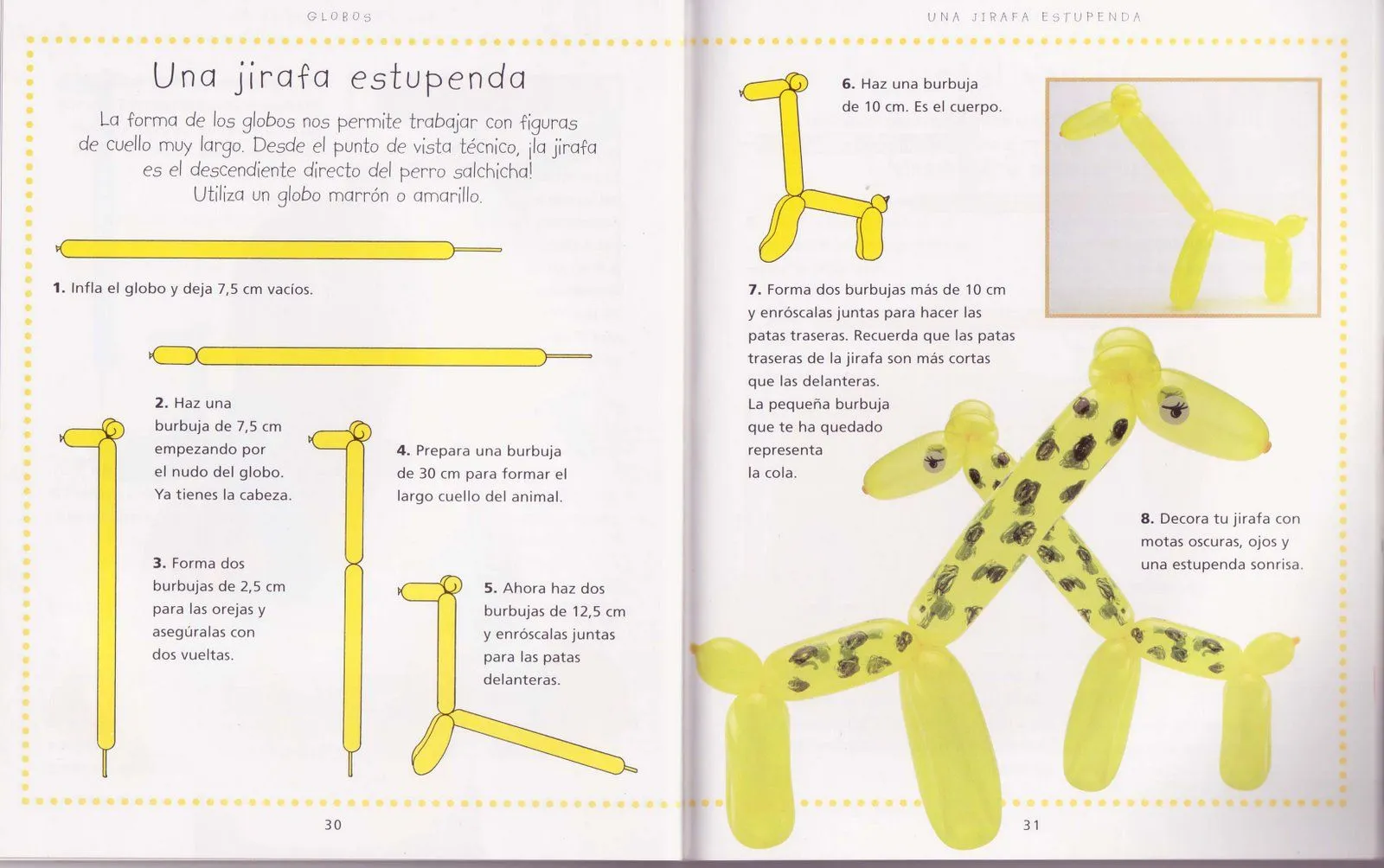 Dibujos para Colorear y Manualidades: Globoflexia para niños