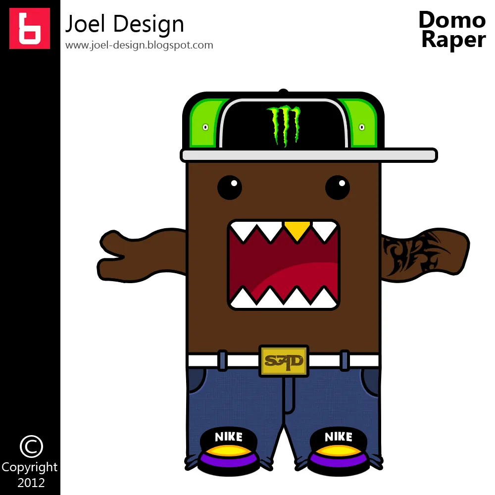 Joel Design Blog: Domo Kun Raper