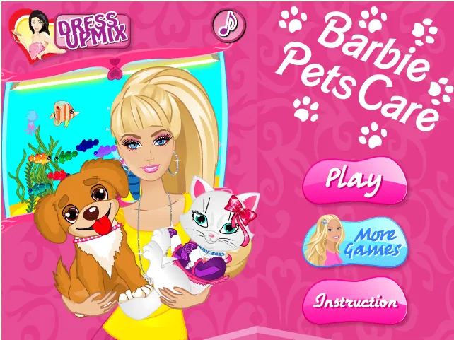 JOGOS DE CUIDAR DE ANIMAIS: Jogo de Cuidar de Animais da Barbie