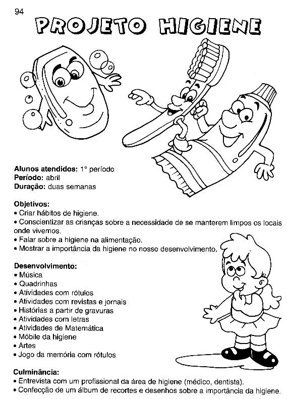 JORNAL PONTO COM: 50 atividades sobre higiene e hábitos saudáveis ...