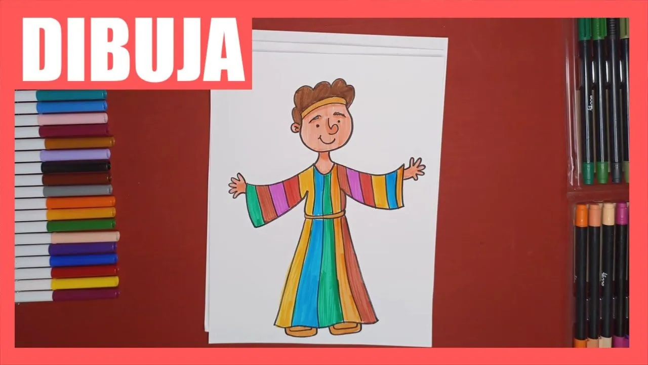 José y la TUNICA DE COLORES | DIBUJA | Ven, Sígueme Primaria 2022 - YouTube