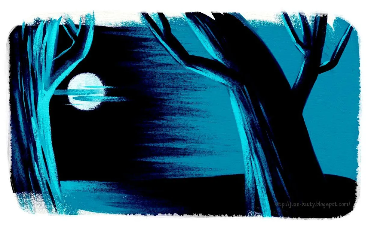 Juan Bauty Art Blog: Fondo azul / Background in blue