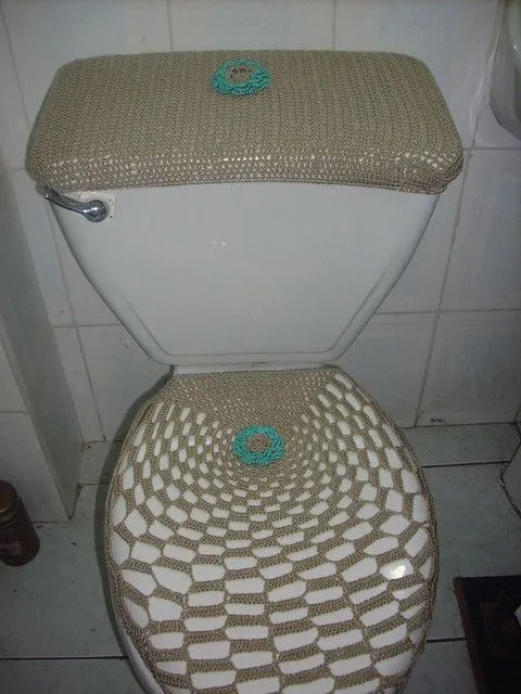 Juegos de baño tejidos a crochet - Imagui