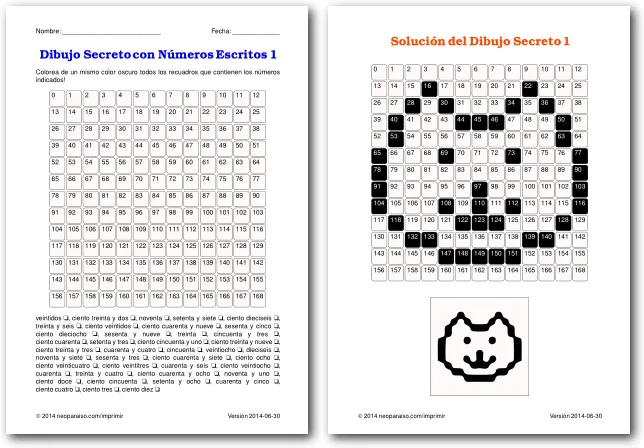 Juegos de Lectura de Números - Juegos Matemáticos para Niños