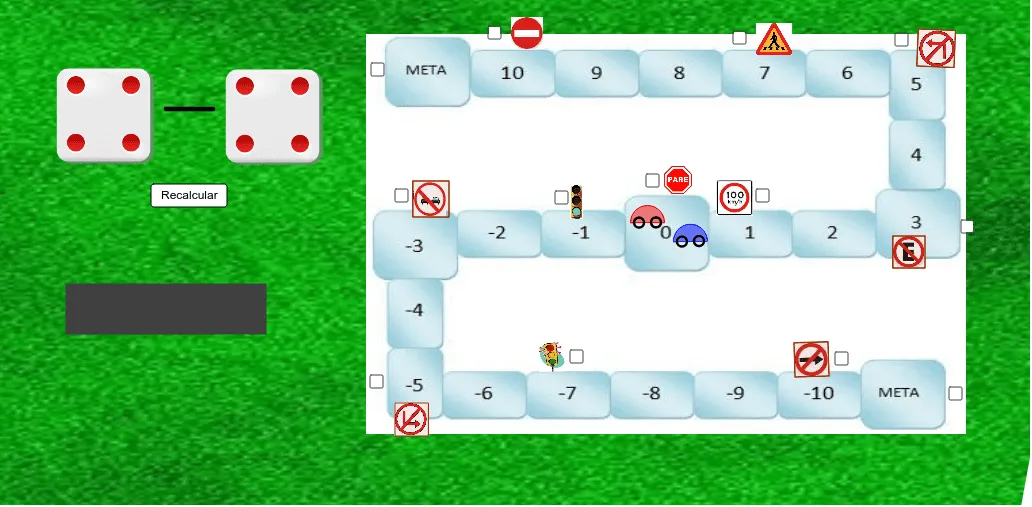 Juego Didáctico con Números Enteros Z – GeoGebra