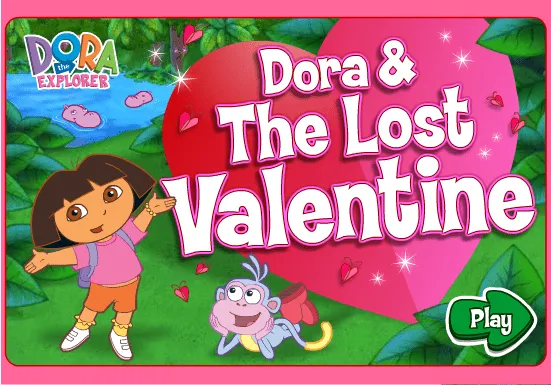 Juego Dora la Exploradora. San Valentin :: Dora la exploradora