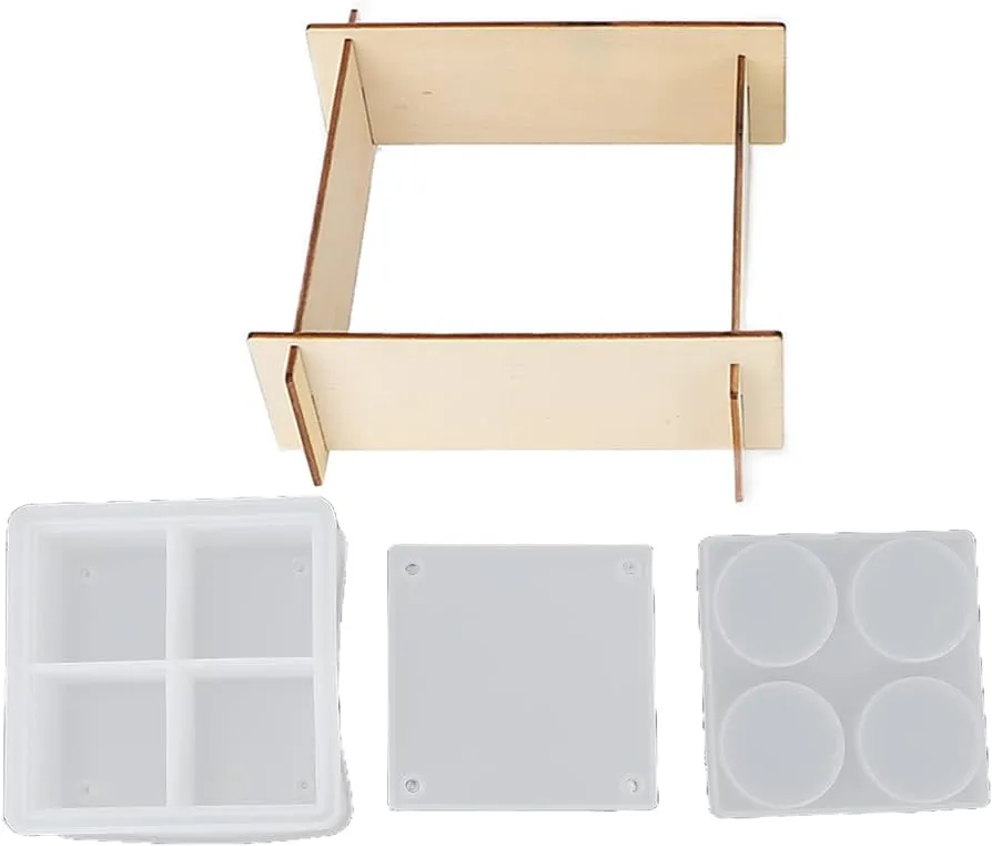 Juego de moldes de caja cuadrada de joyería, molde de caja de  almacenamiento de silicona de pared interior suave apilable para hacer caja  de almacenamiento : Amazon.com.mx: Hogar y Cocina