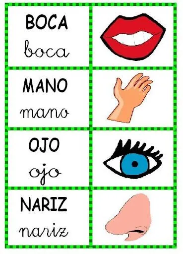 JUEGO PARA NIÑOS DE ASOCIACION DIBUJO Y PALABRA