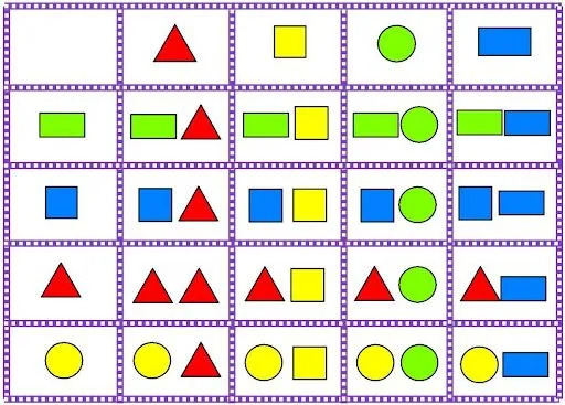 JUEGO PARA NIÑOS DE LOGICA POR FIGURAS