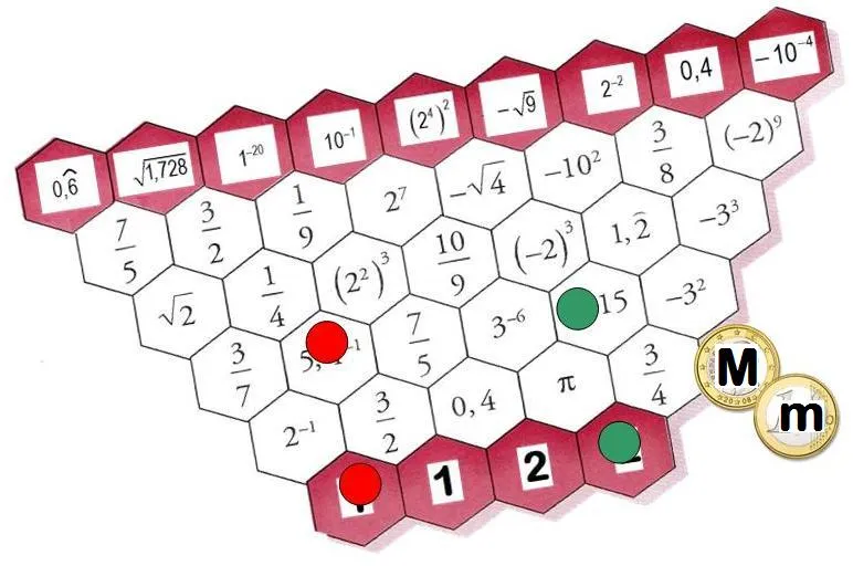 JUEGO DEL ORDEN ENTRE LOS NÚMEROS REALES | Juegos y matemáticas