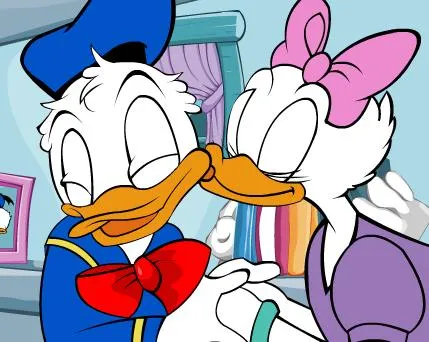 Juego con el pato Donald y Daisy ~ Vestir chicas y famosas