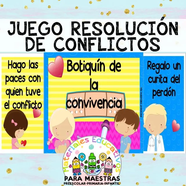 Juego Resolución de Conflictos - Botiquín de Convivencia | Materiales  Educativos para Maestras