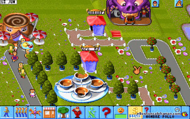 Juego Theme Park - EllosNuncaLoHarian.