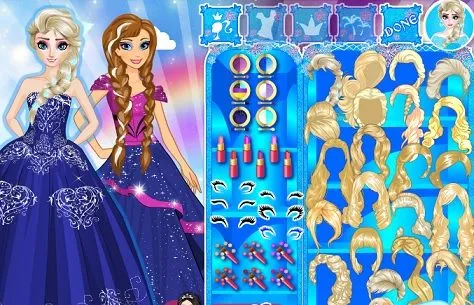 Juego para vestir a Elsa y Anna Frozen | Princesas Disney