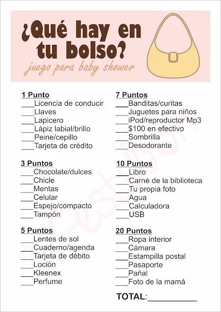 JUEGOS DE BABY SHOWER: agosto 2015