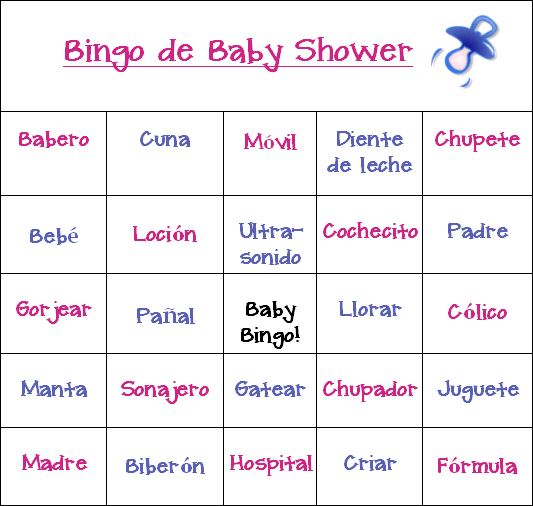 juegos para baby shower en español divertidos - Buscar con Google ...