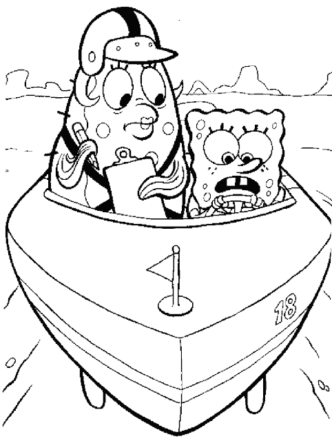 juegos de bob esponja Colouring Pages