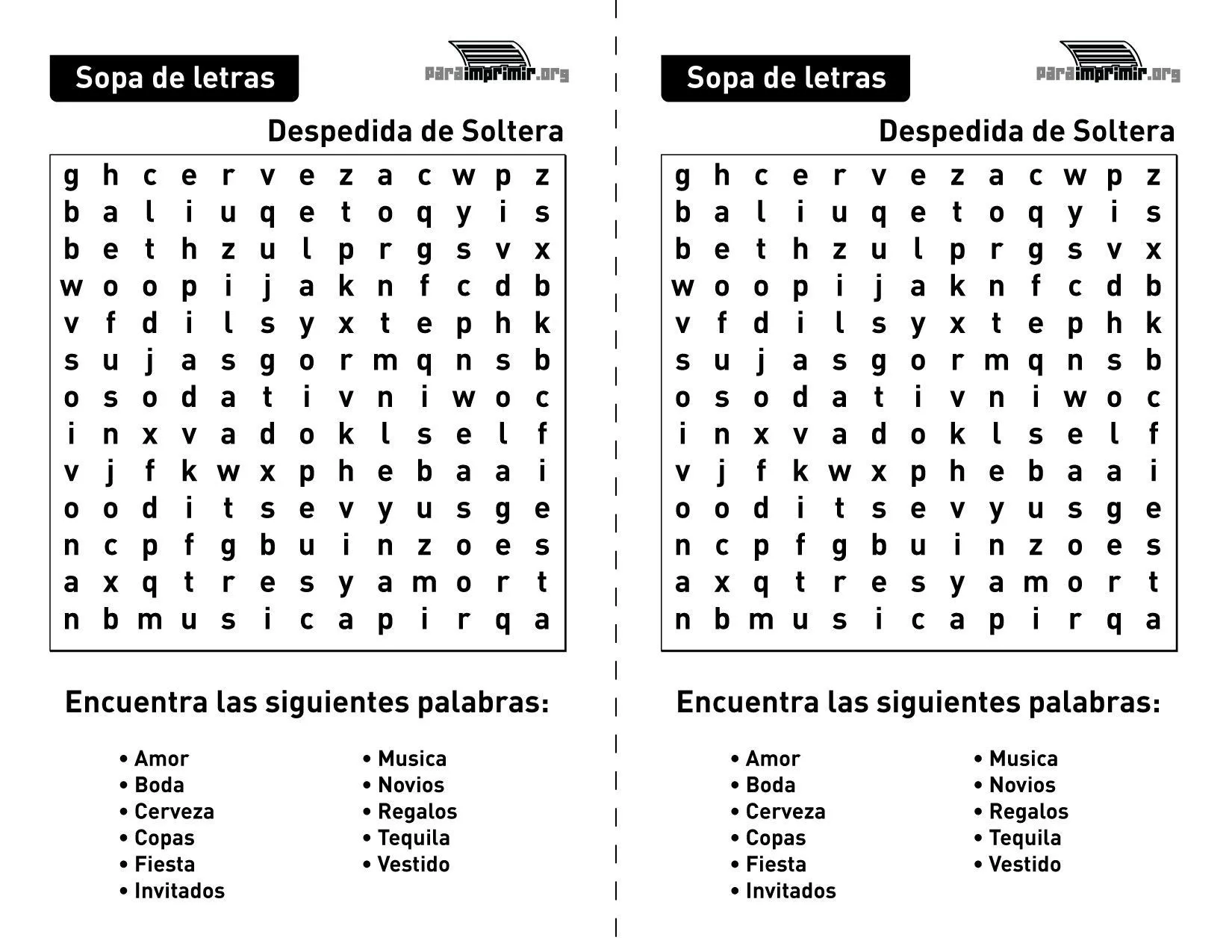 Juegos para despedida de soltera para imprimir | Juegos despedida de  soltera, Juegos para despedida, Despedida de solteros mixta