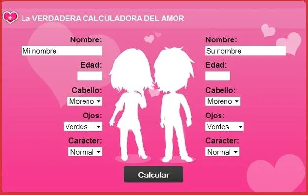 Juegos divertidos - La calculadora del AMOR