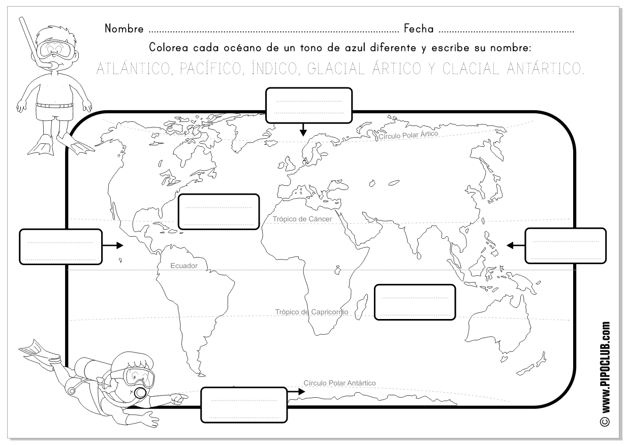 JUEGOS EDUCATIVOS PIPO: DÍA MUNDIAL DE LOS OCÉANOS