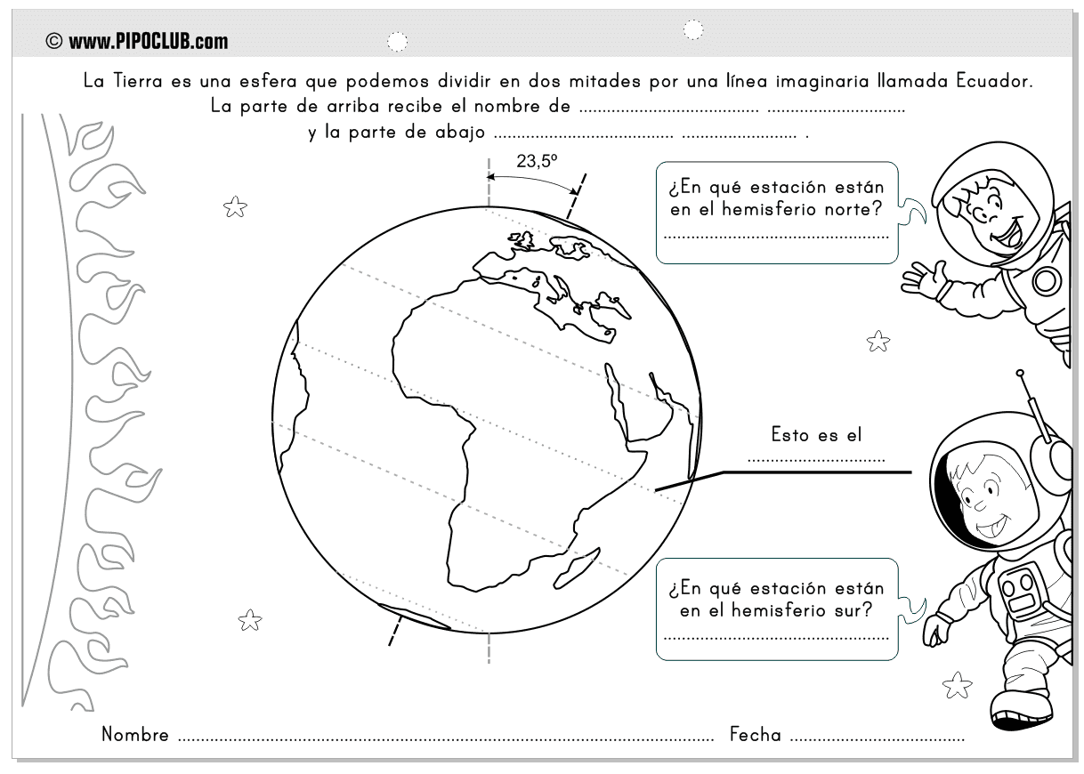 JUEGOS EDUCATIVOS PIPO: SOLSTICIOS Y EQUINOCCIOS