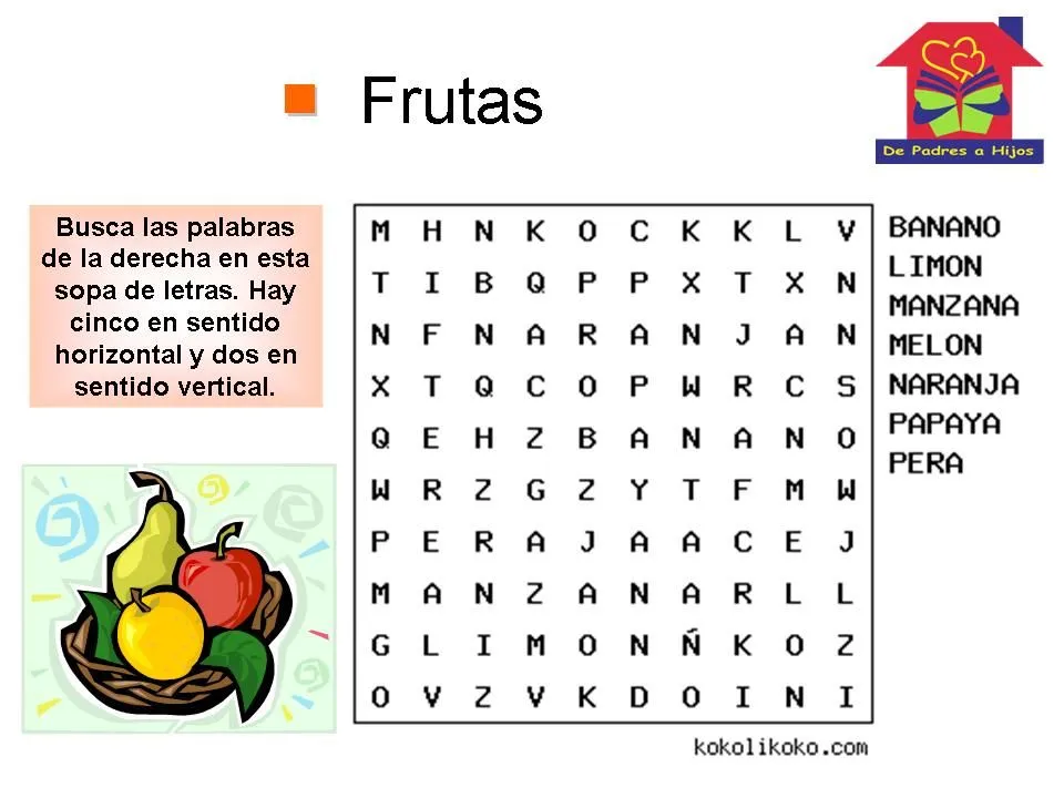 Juegos de letras para preescolares