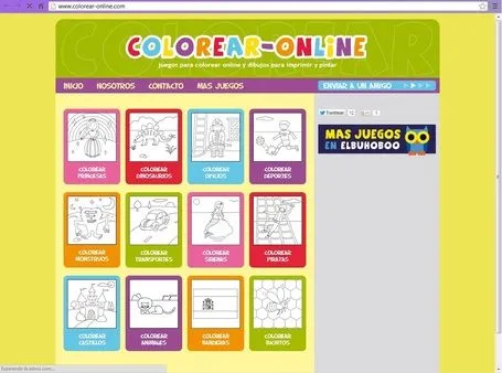 COLOREAR-ONLINE: juegos para colorear online y ...