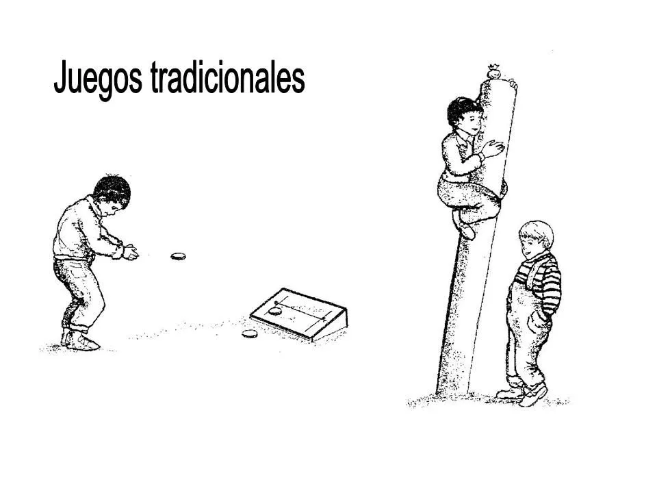 Juegos tipicos chilenos para colorear - Imagui