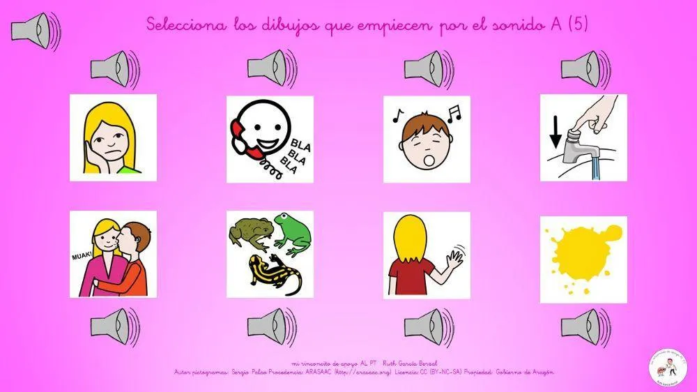 Jugamos con el sonido A 5 worksheet | Live Worksheets