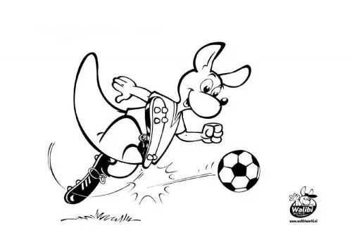 Jugando fútbol en caricatura - Imagui