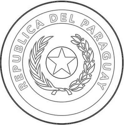  escudo de Paraguay para colorear. Escudo del Paraguay para colorear ...