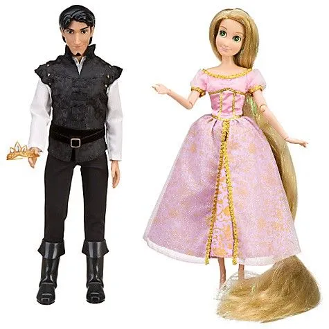 Juguetes de Enredados: La muñeca de Rapunzel y Flynn (Disney)