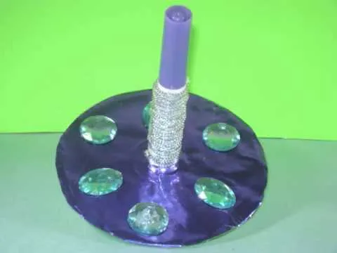 Como hacer un trompo o topo con un CD y un Marcador Reciclados ...