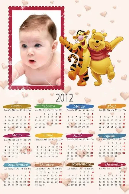Calendario 2013 de Winnie The Pooh - Imagui