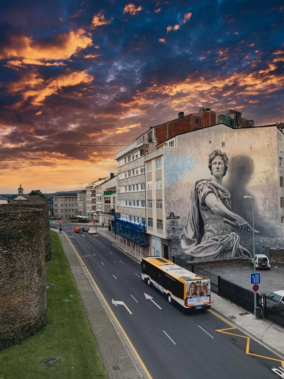 Así es Julio César, el mejor grafiti del mundo de 2021 que se puede ver en  Lugo | Fotos | El Viajero | EL PAÍS