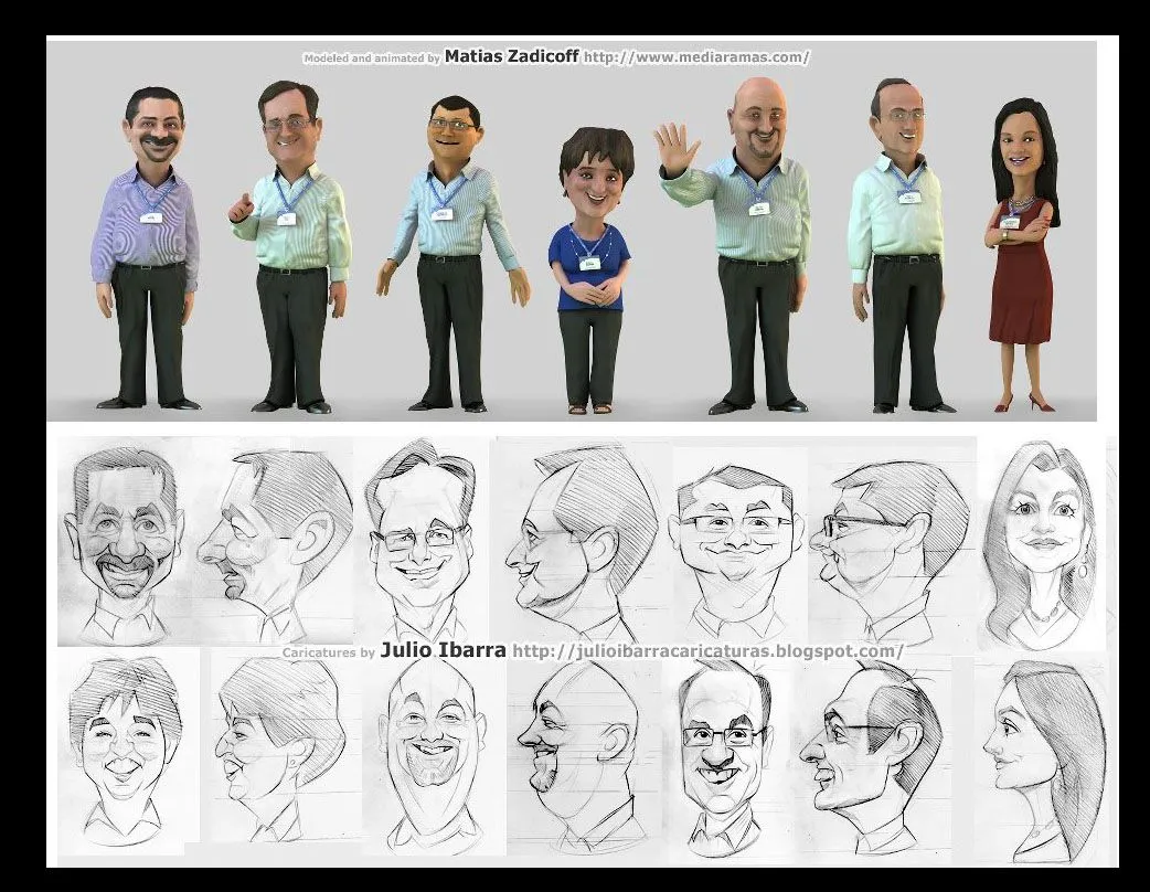 Julio Ibarra Caricaturas: Animación 3d