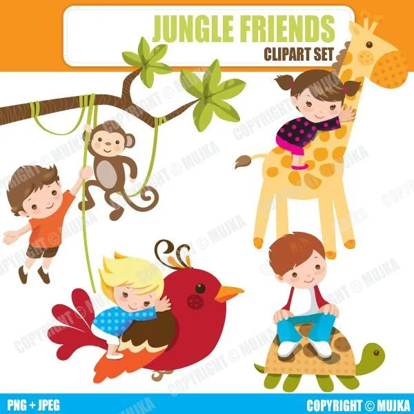 Jungle Friends | ANIMALITOS Y SAFARI!!! | Pinterest