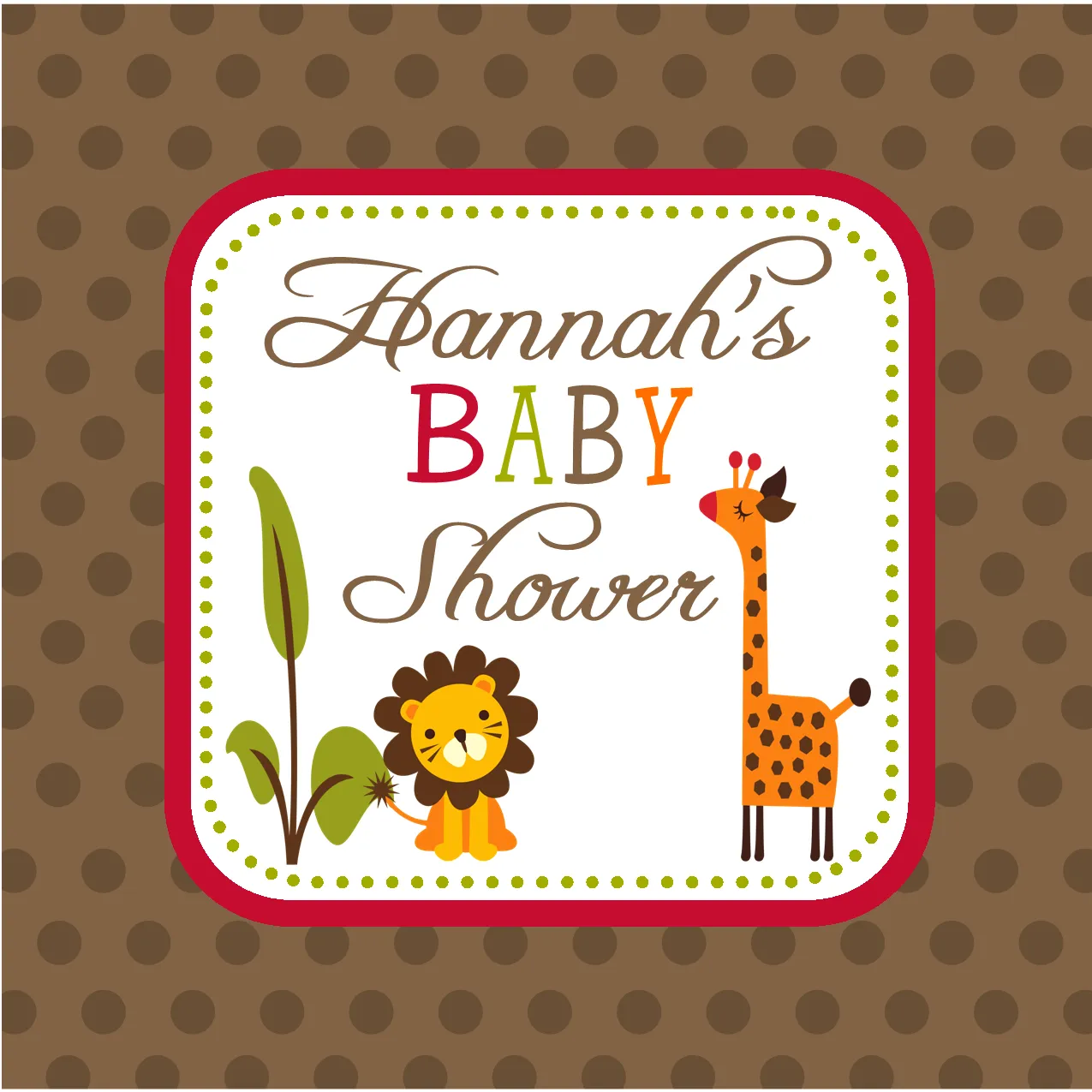 Jungle Safari: Baby Shower or Birthday Party Collection - Sweet ...