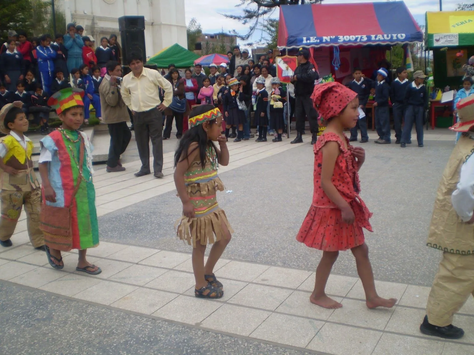 JUNÍN REGIÓN VERDE: Con trajes típicos de material reciclado ...