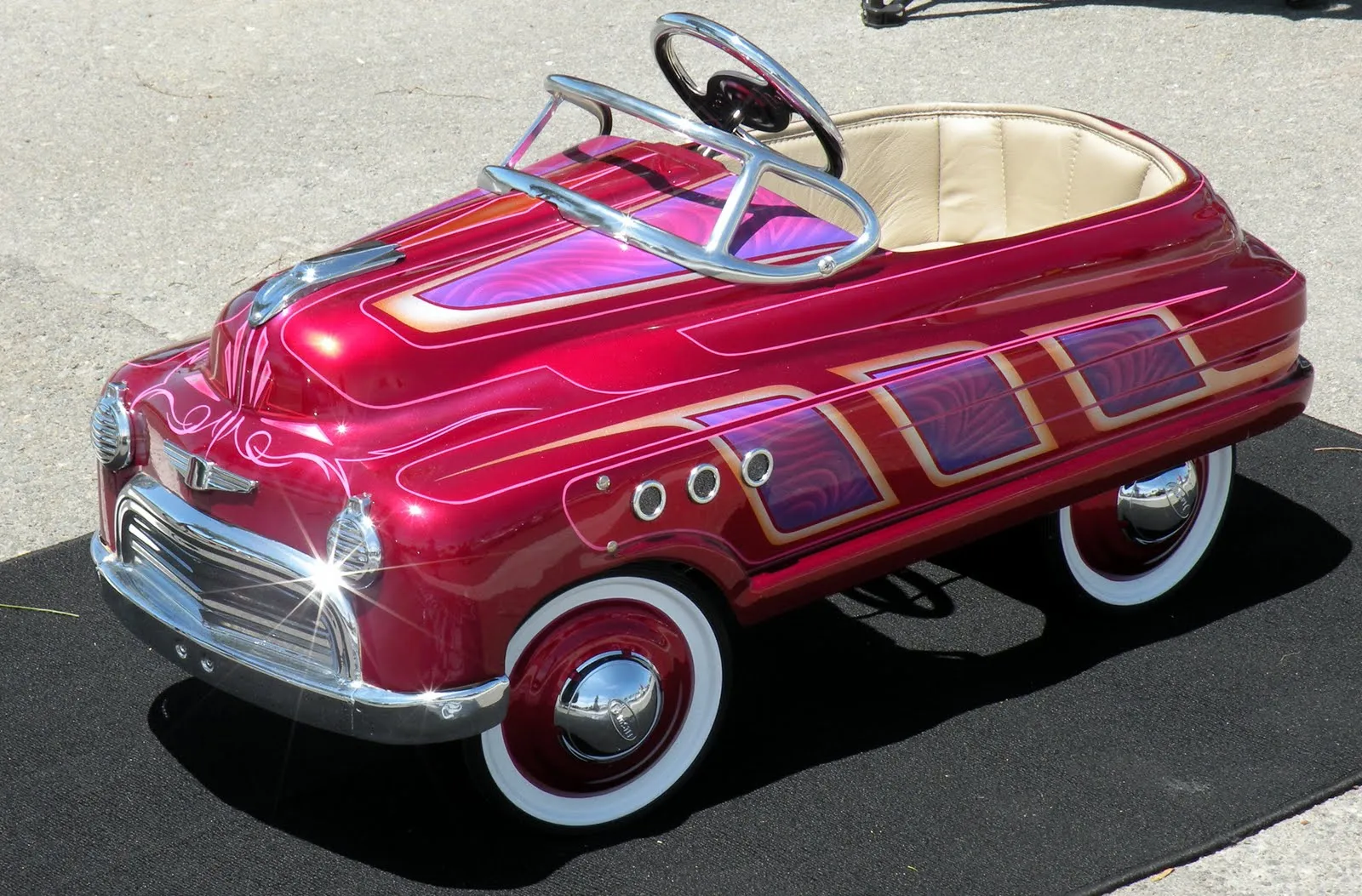 Just a car guy : Pedal cars painted in panel paint lowrider style