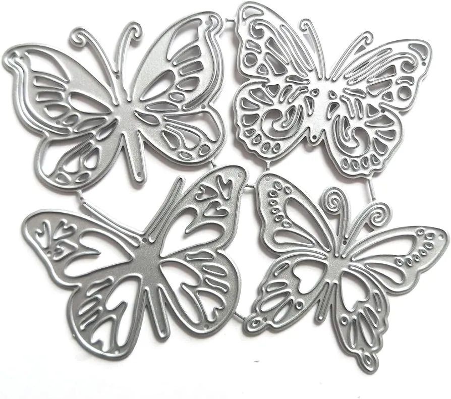 JYHFY - Plantillas de troqueles de corte de metal con mariposa y flores para  manualidades, álbumes de recortes, papel decorativo para hacer tarjetas ( mariposa) : Amazon.com.mx: Hogar y Cocina