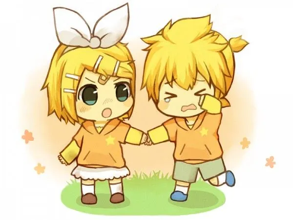Kagamine Rin and Len Chibi by Crystal899 on deviantART