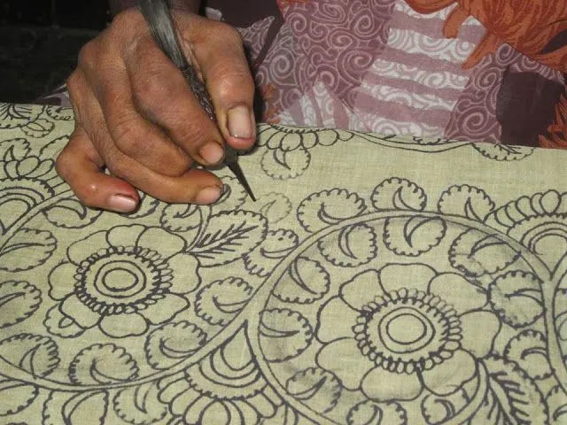 Kalamkari: telas hindúes pintadas a mano | diarioartesanal