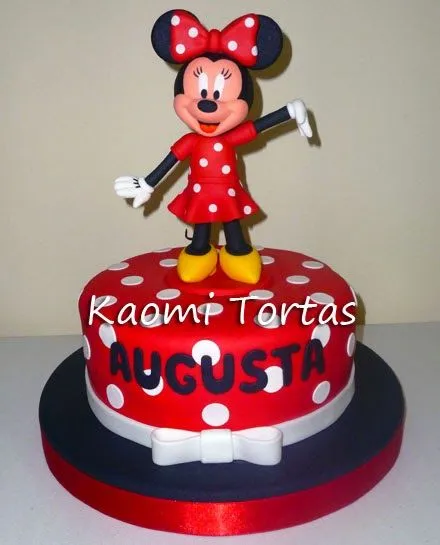 Kaomi Tortas: Torta de Minnie Mouse para 20 porciones