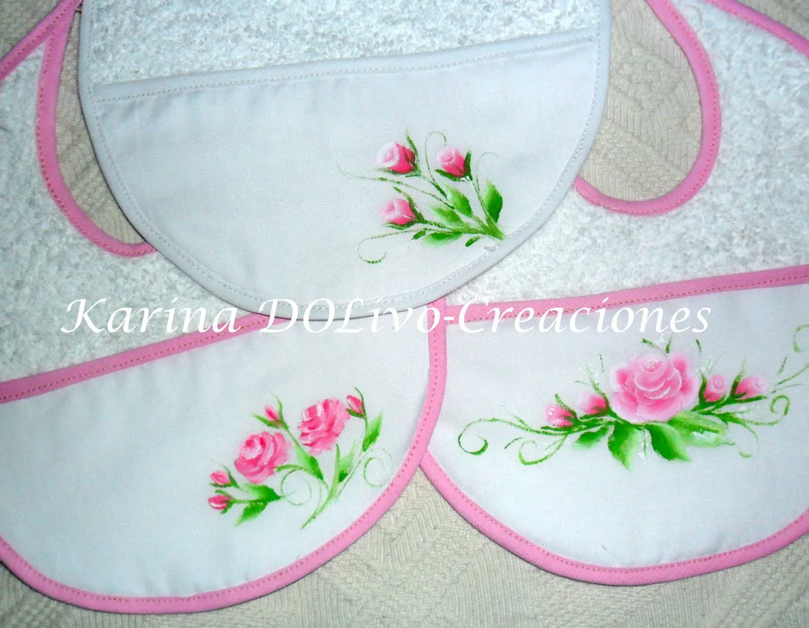 Karina D'olivo-Creaciones: NUEVOS DISEÑOS DE BABEROS Y BABITAS ...