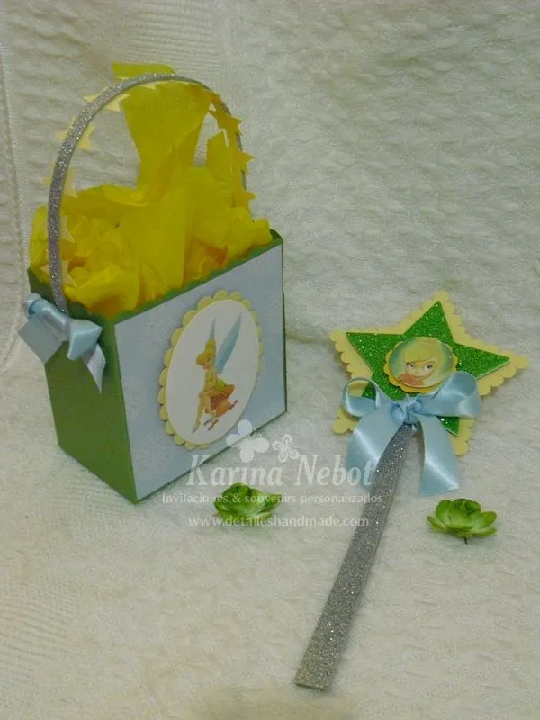 Karina Nebot: Invitación y dulcero de Tinkerbell !!!