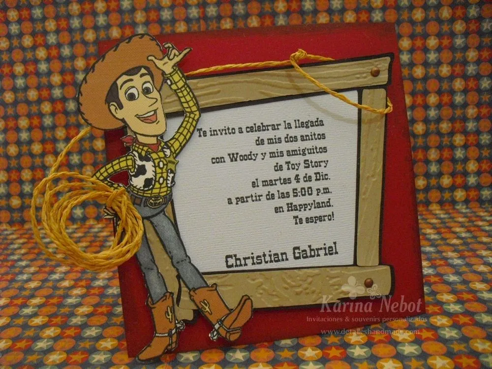 Karina Nebot: Woody & Toy Story