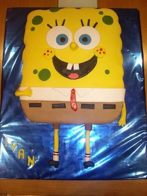 Karma's cakes: Tarta Bob Esponja